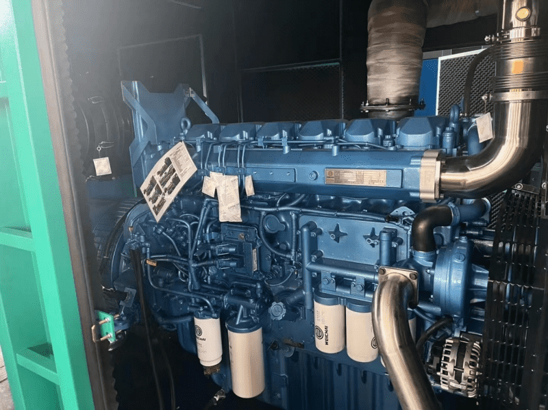 Yangzhou Eastpower 600KW Weichai Baudoin slient type diesel generator set fully loaded commissioning completed, ready to be packaged and sent to Bangladesh!