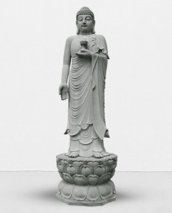 Sanbao Buddha Stone Gdhendje Gdhendje Customized Fabrika e fshatit Gdhendje me shumicë Amitabha Buda