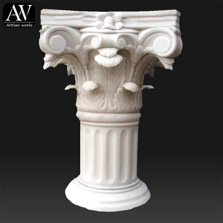 Индивидуальные колпачки для декоративных столбов для интерьера дома проектируют мраморные колонны на продажу