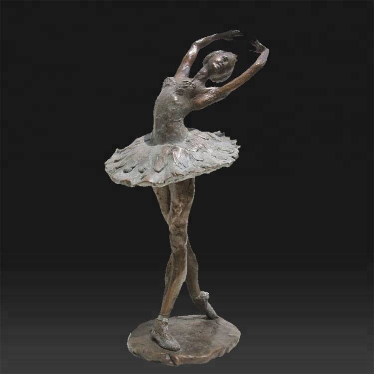 vysoko kvalitná záhradná dekorácia socha balet krásne dievča socha tanečnice