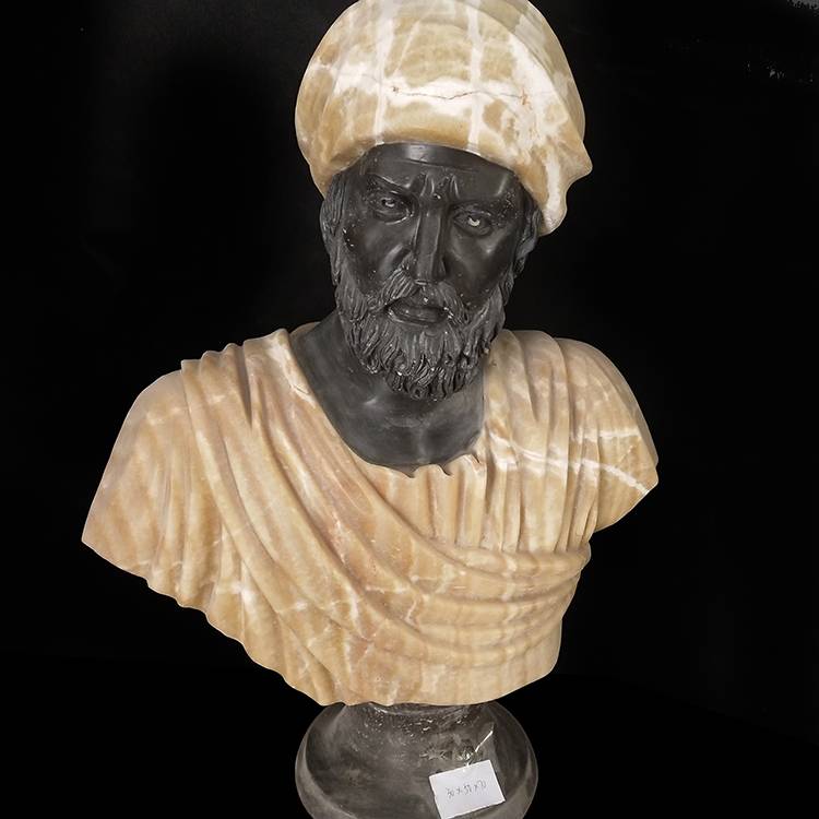 Skulpturë e bustit të njeriut me mermer për dekorimin e shtëpisë me çmim të fabrikës me cilësi të lartë