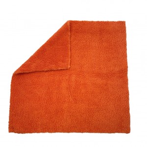 Pano de limpeza de toalla suave multifuncional de vellón de coral de dobre cara