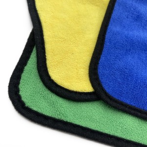 Factory Direct Sales Double Side Quick Dry Microfiber Cleaning Cloth