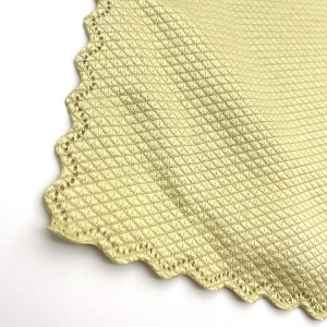 Wholesale hege kwaliteit mikrofiber skjinmeitsjen handdoek sêfte keuken Cleaning Cloth Fisk skaal doek