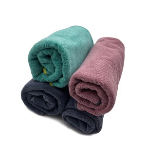 2021 चीन फैक्टरी माइक्रोफाइबर सुपर अवशोषण तौलिया सूखे बाल तौलिया कार धोने की सफाई कपड़ा तौलिया