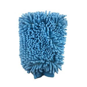 Mõistliku hinnaga Amazon Hot Sell Soft Microfiber Chenille Mitt Car Wash Glove