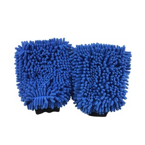 Professional China waterproof car wash mitt cleaning gloves car