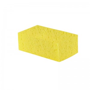 ໂຮງງານຜະລິດລາຄາຖືກ microfiber car wash sponge pad ມີຕາຫນ່າງໃຫຍ່
