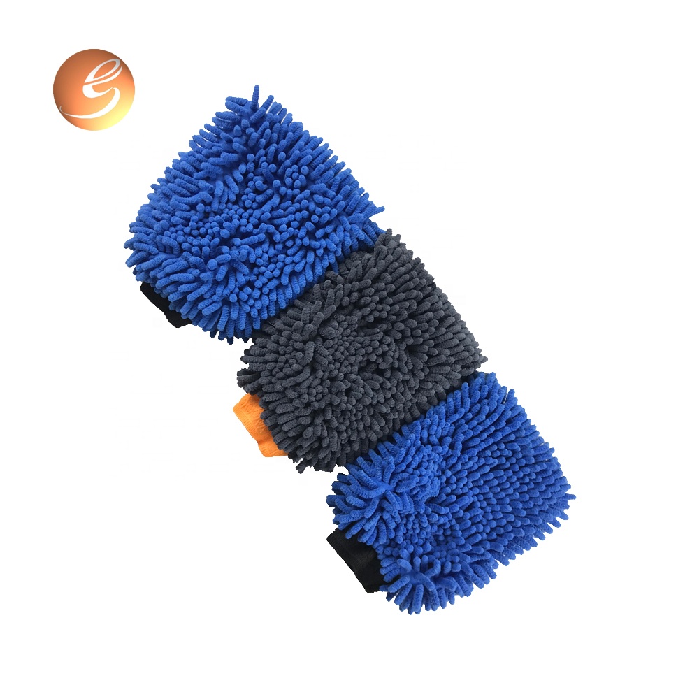 Eastsun microfiber care cleaning polishing mitt
