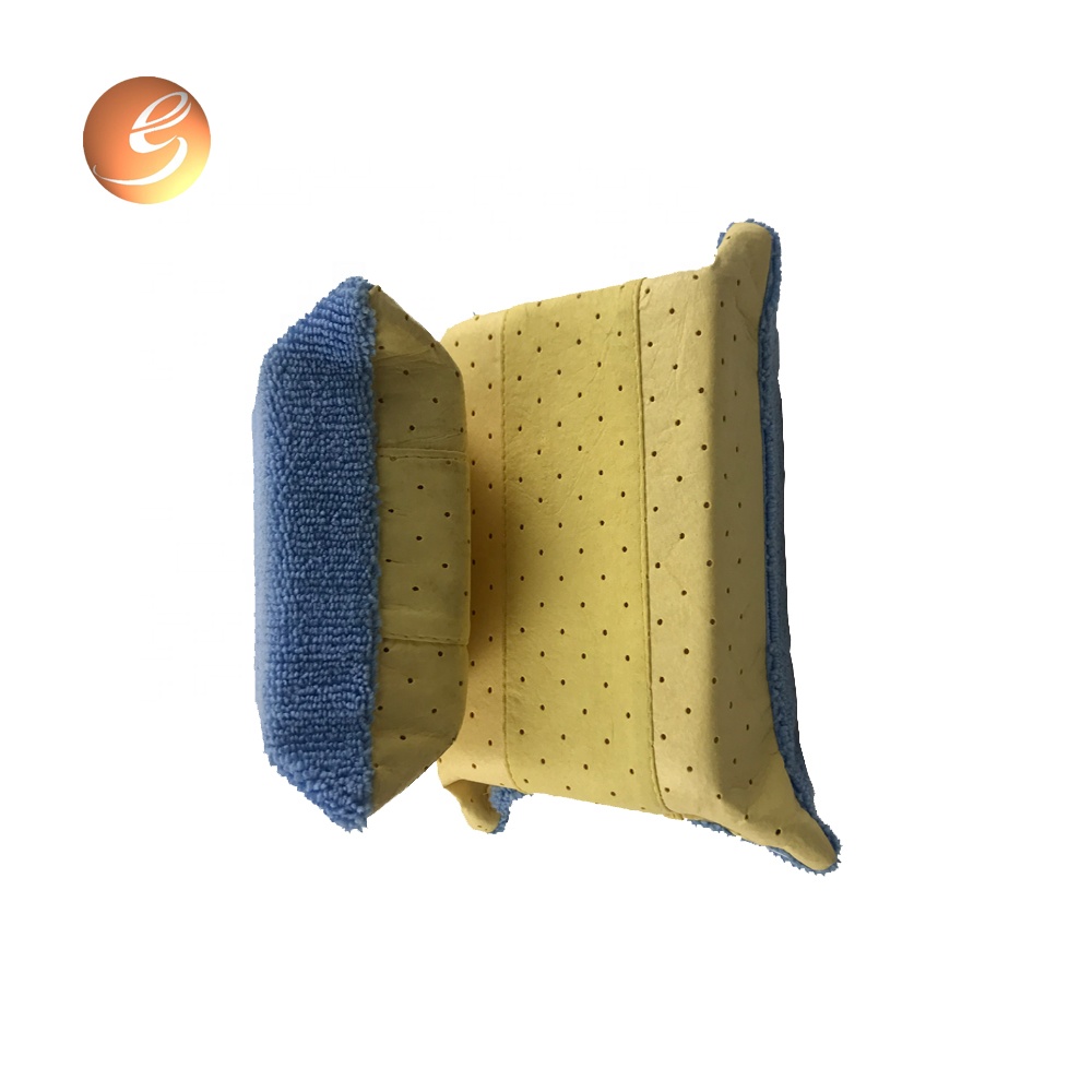 Chamois Sponge pad tare da microfiber don mota