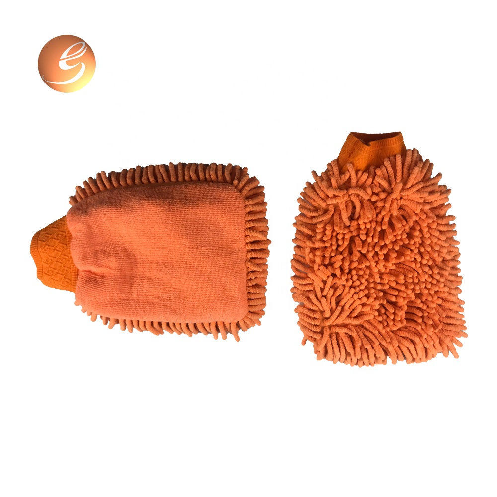ການລ້າງລົດທີ່ມີຄຸນນະພາບດີ Chenille Wash Mitt Microfiber Car Wash Glove