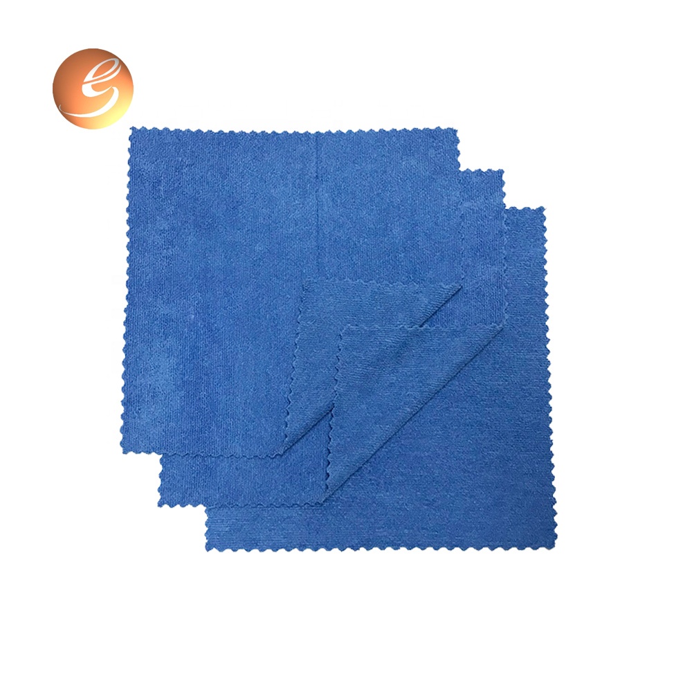 Popularni plavi ručnik za automatsko čišćenje automobila od mikrovlakana bez rubova