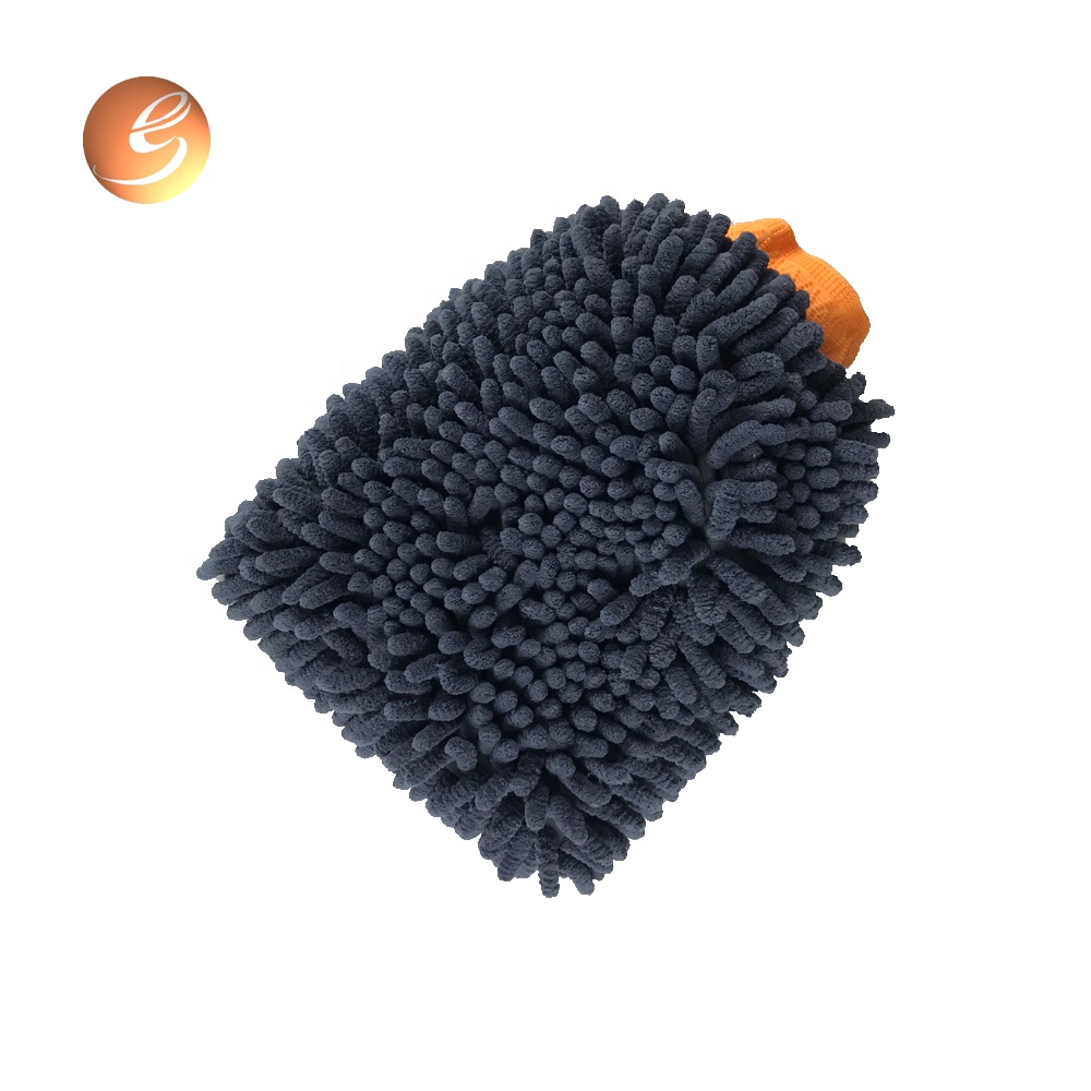 Factory direct sale customize car cleaning chenille familia incrassata lava mitt