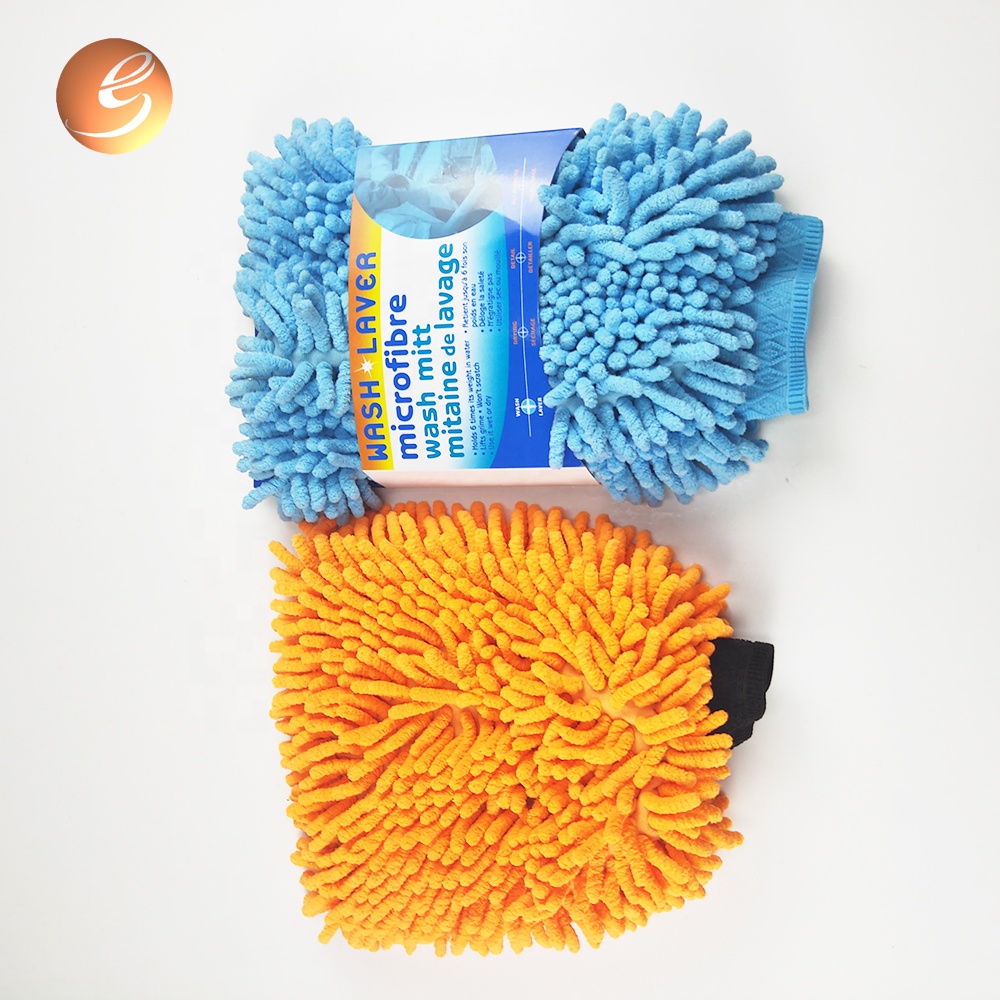 Microfiber Chenille Mitt for Car Cleaning