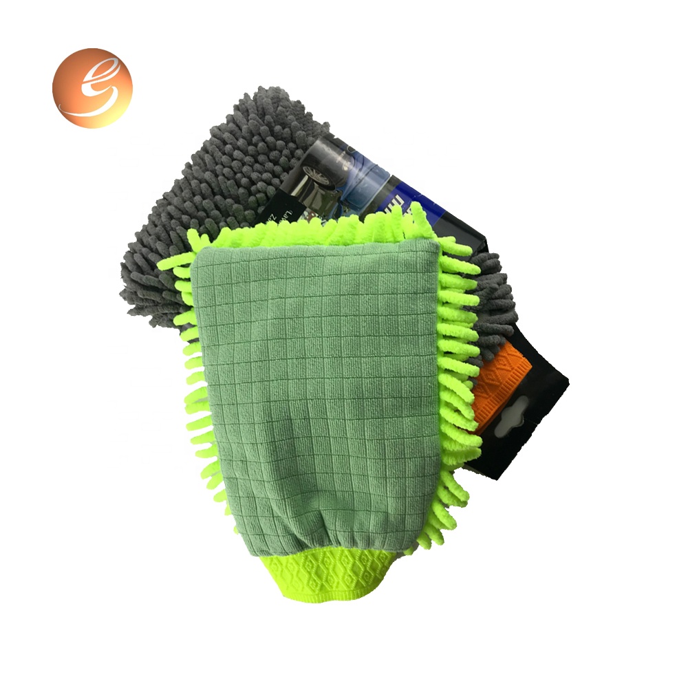 Eastsun car care microfiber chenille swirl-free soft mitt