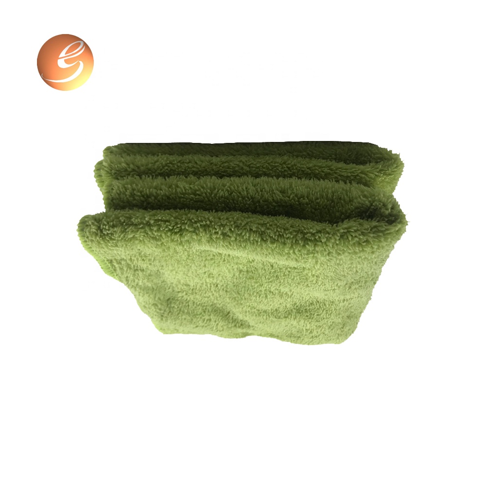 Microfiber coral towel towel na-ehicha ngwa ngwa ultra plush microfiber Cloth