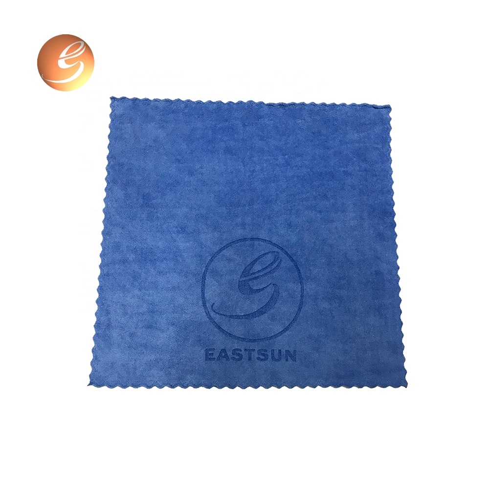 Asciugamani per la pulizia dell'auto in microfibra senza bordi da 30 * 30 cm, panno in microfibra economico