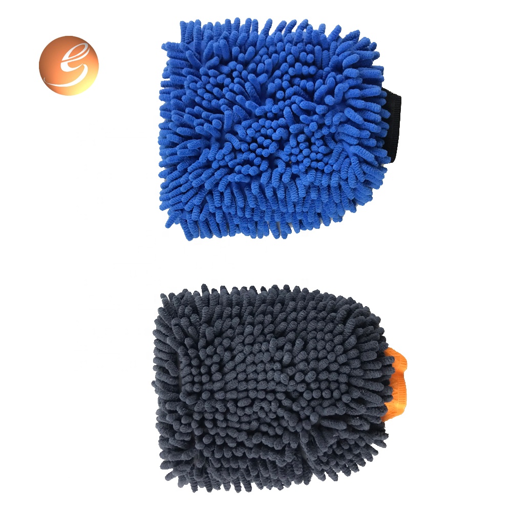 ຂາຍສົ່ງອຸປະກອນເສີມລົດໃຫຍ່ microfiber car care wash mitt