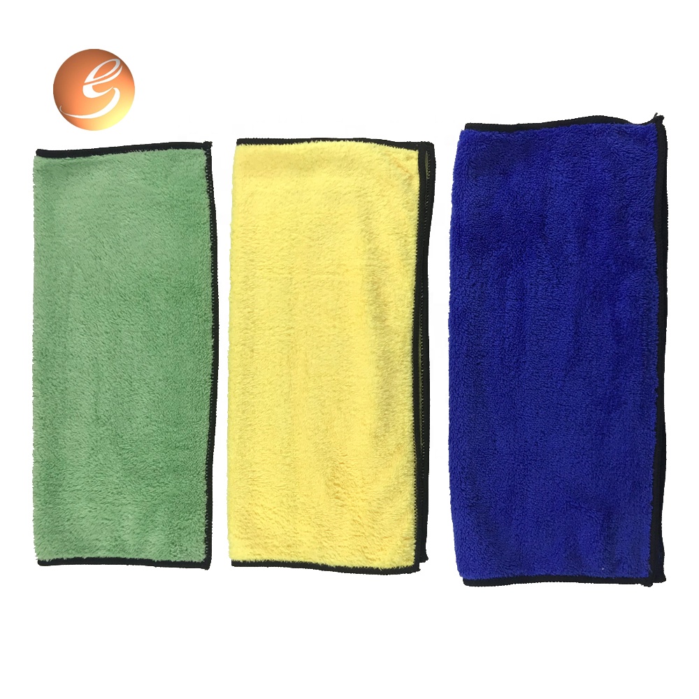 Super Gobvu 35x35cm Edgeless Microfiber Towels for Car Wash Towel Set