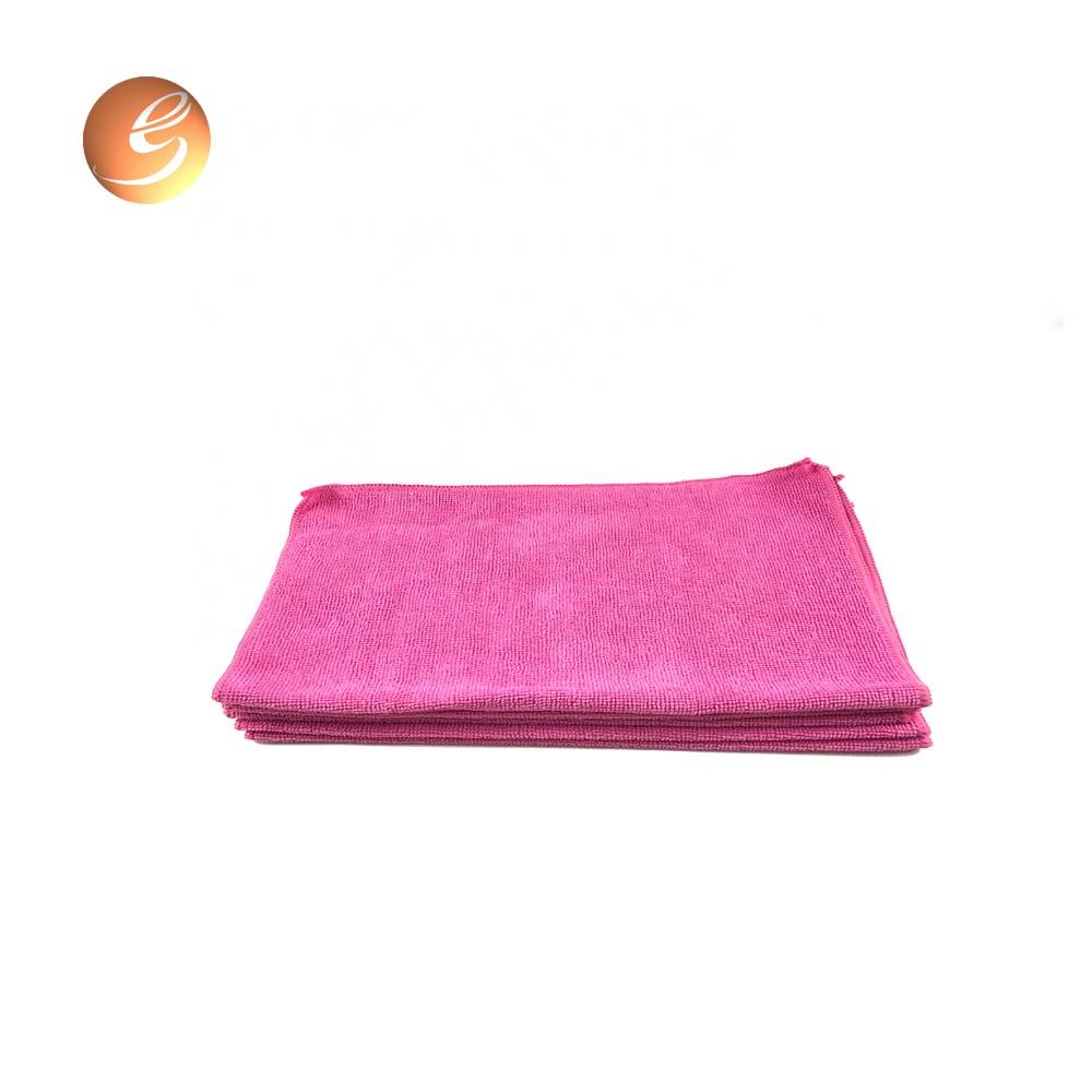 I prodotti cinesi caldi più venduti per l'asciugamano rosa in microfibra per autolavaggio