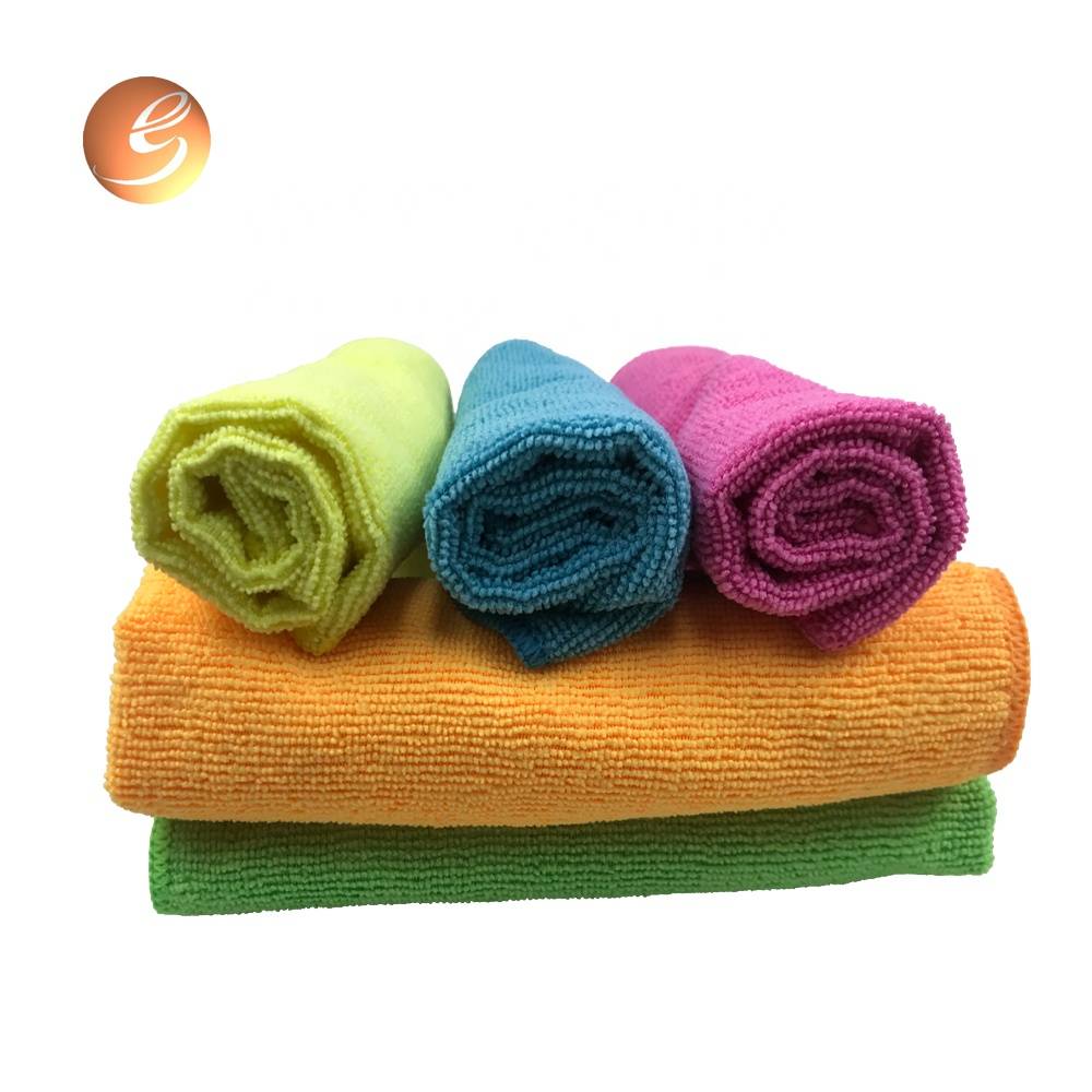 Hot sale cleaning murang 35*40 customized terry microfiber cloth