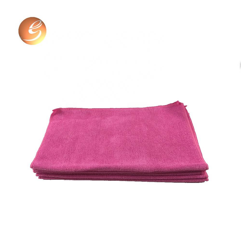Groothandel autoreiniging washanddoek op maat gemaakte effen kleur handdoek