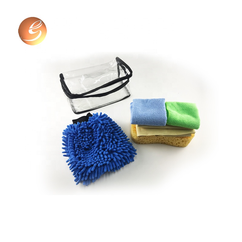 Ang auto car cleaning microfiber tool set portable car wash kit