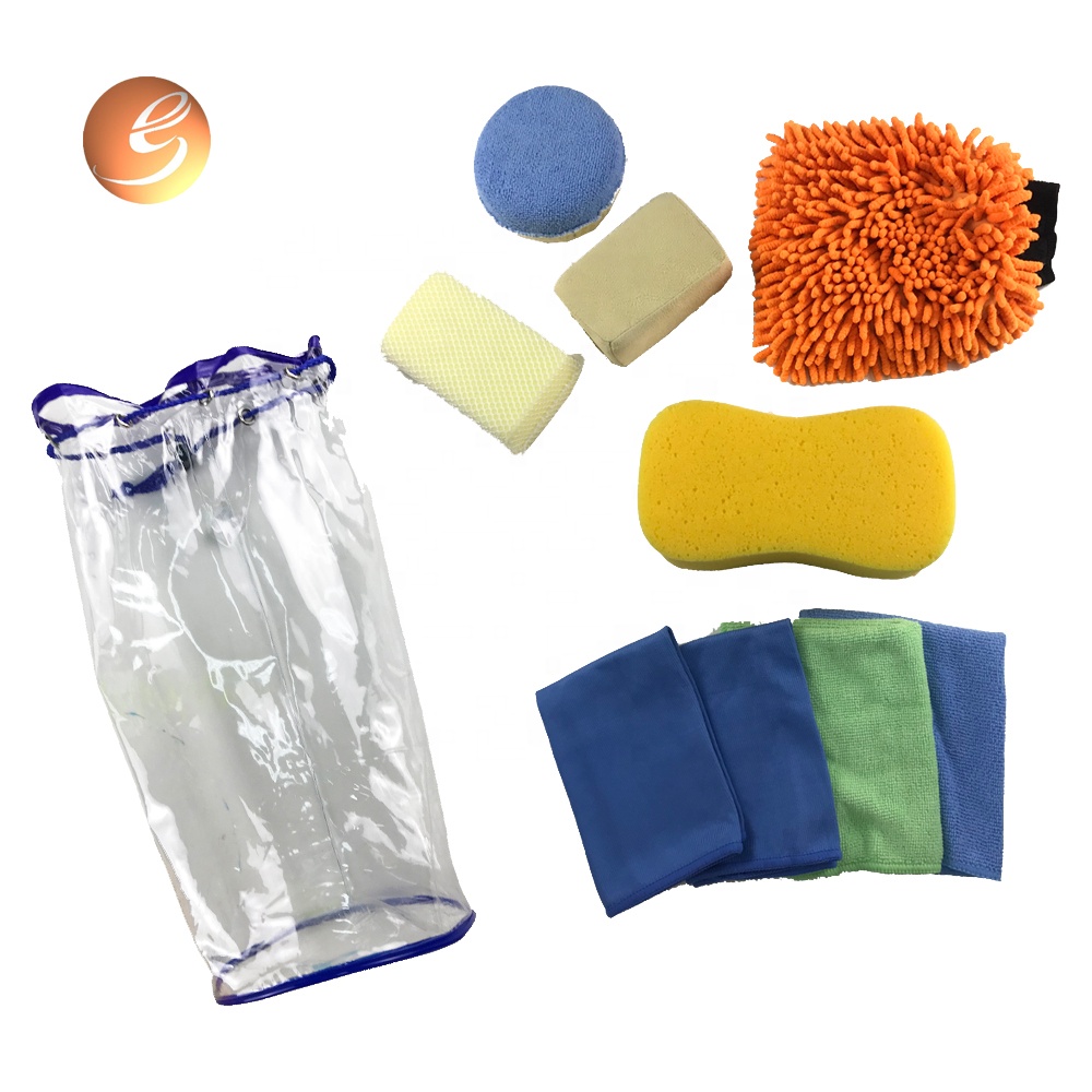 Herramientas de limpieza para el cuidado del coche al mejor precio, kit de detalles de esponja de gamuza