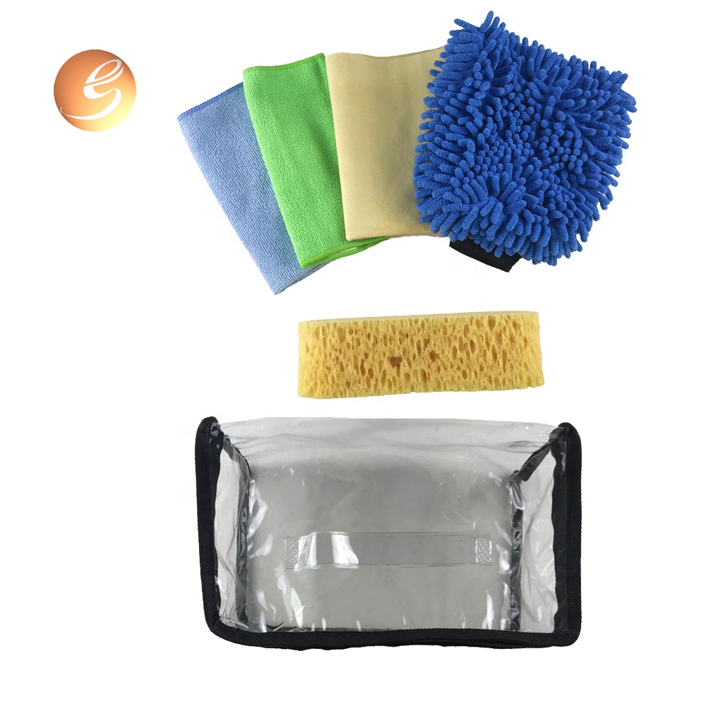 Hot Sale Quick Drying Chamois Towel Microfiber Cleaning Car Wash Tool Set