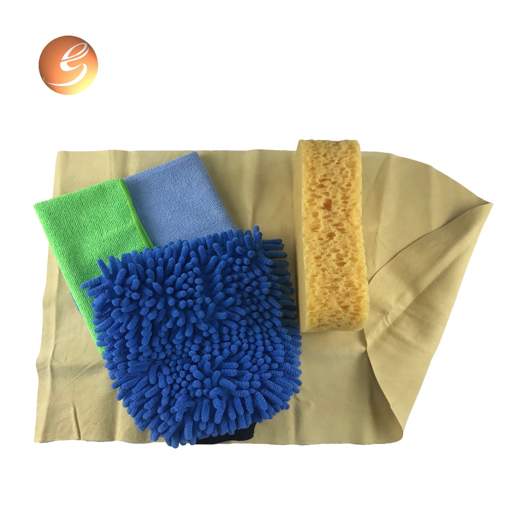 Kit d'éponge de serviette de séchage de voiture de soin de cire de polissage de détail