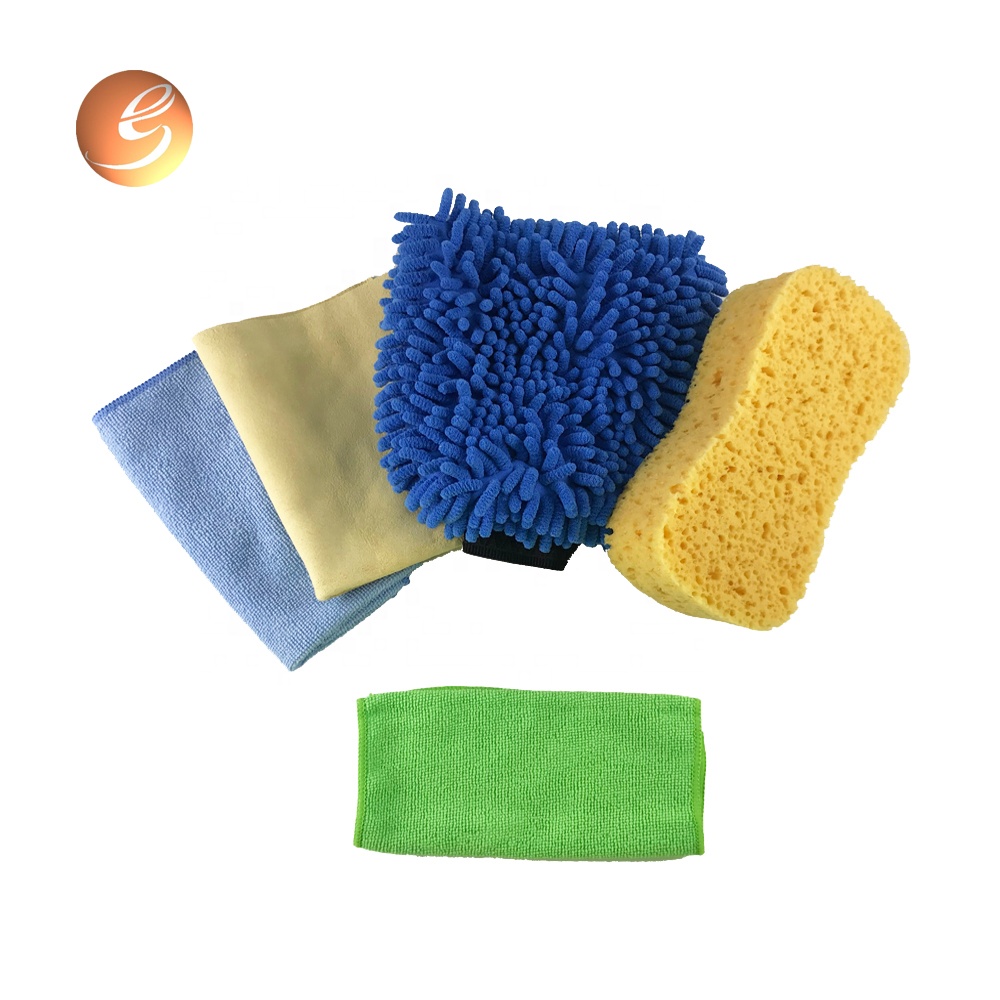 Auto wash microfiber mitt car cleaning glove car cleaning kit
