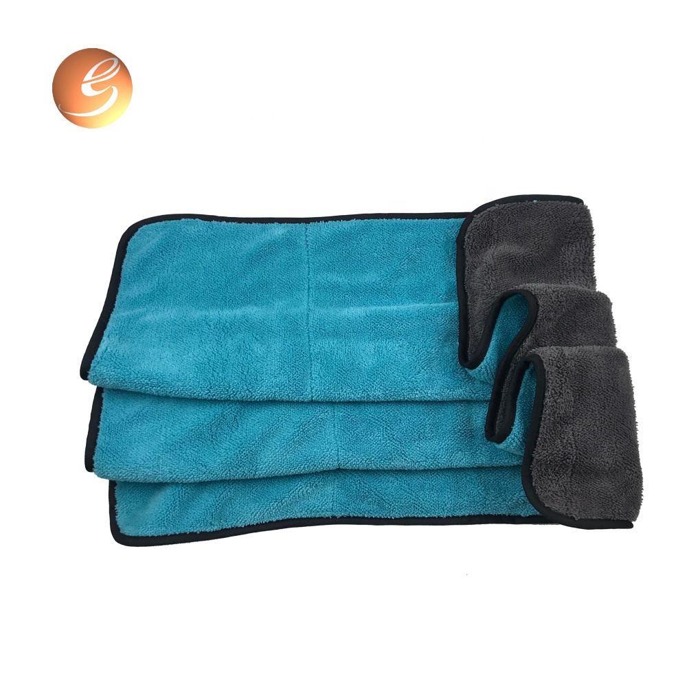 Stor størrelse mikrofibertørrer håndklæde biltørrende håndklæde til rengøring