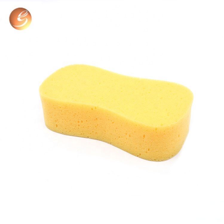 Aṣa Apẹrẹ Super Soft Super Absorbent Yellow ṣiṣe Car Cleaning Kanrinkan
