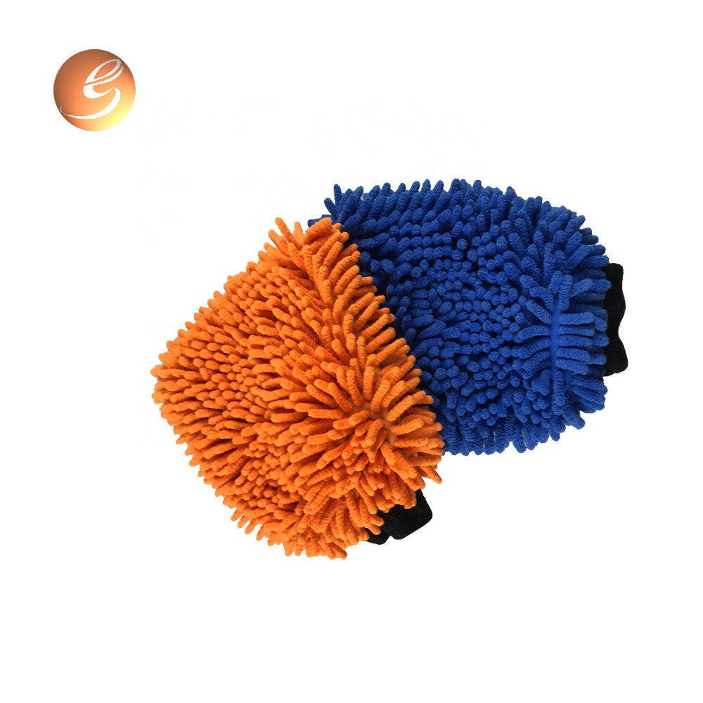 Bona vendita guanti di corallo in lana di corallo per pulizia esterna durabile
