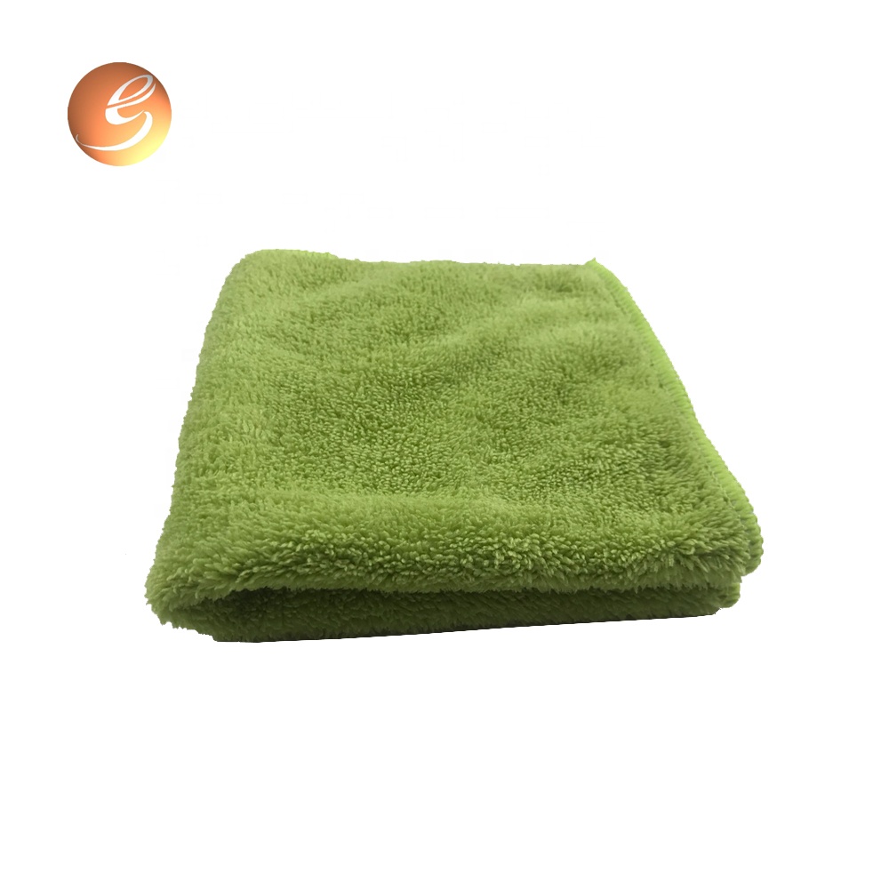 កន្សែងលាងរថយន្តដែលស្រូបខ្លាំង 300gsm microfiber car drying towel premium microfiber coral fleece towel