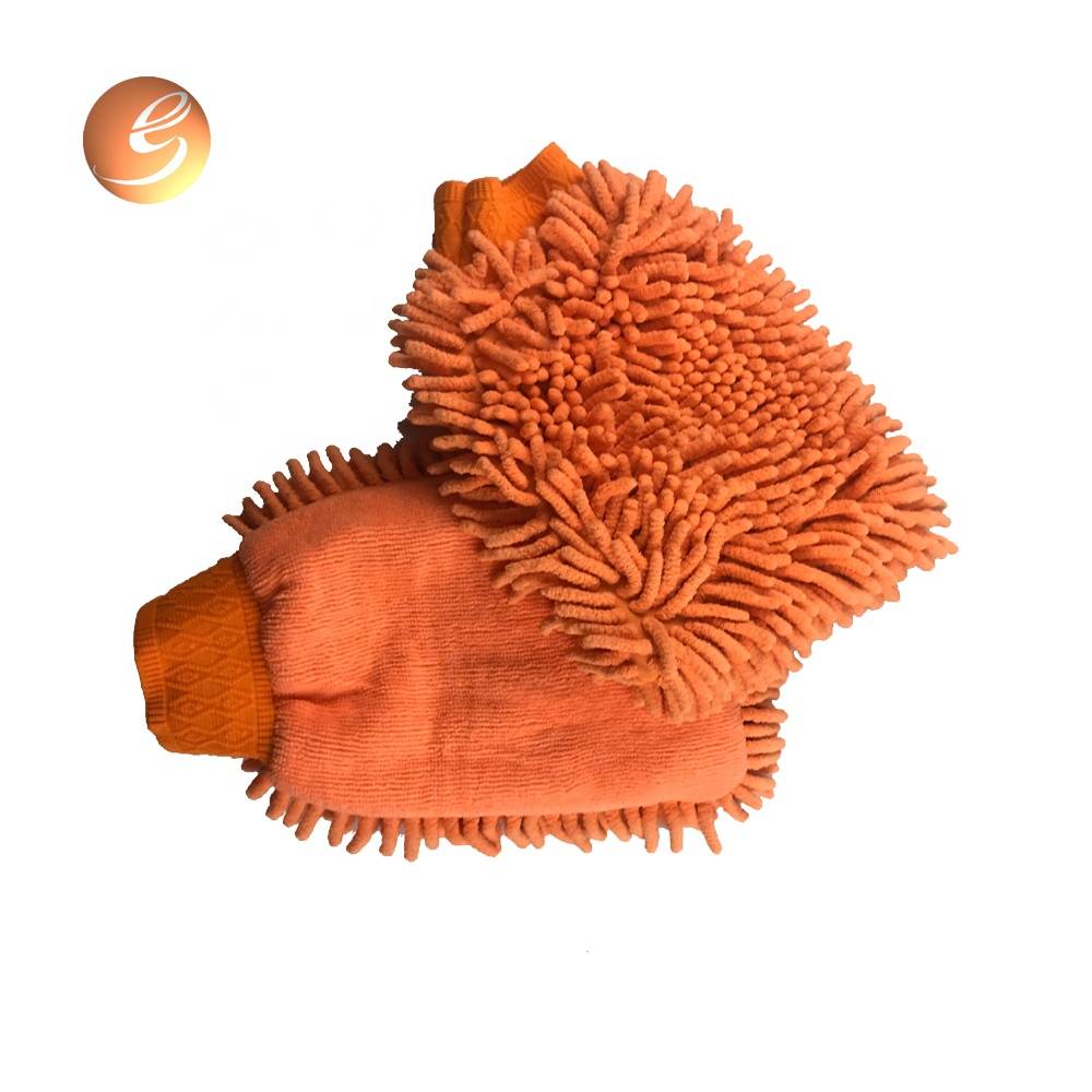 China Supply microfiber waterproof car wash mitt car wash household Car cleaning accessoires chenille glove