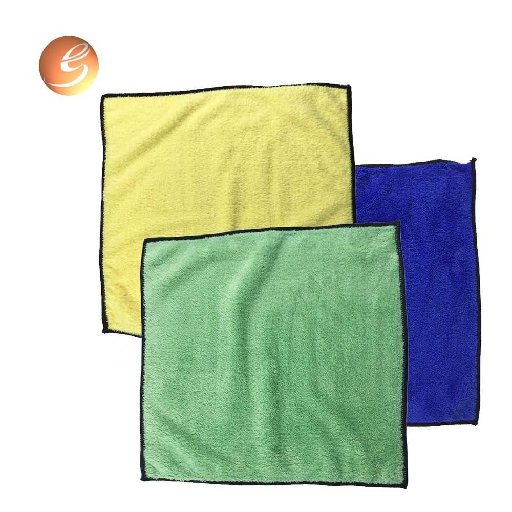 Microfiber Cleaning Towel Set 3 Pack Micro Fiber Tawels 35 * 35cm Tawul ɗin tsaftace mota