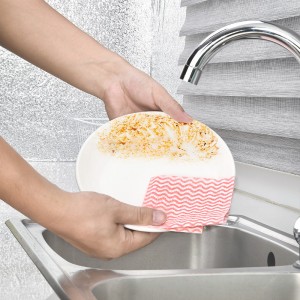 Tisu keras serbaguna OEM untuk kain lap dapur yang dapat digunakan kembali