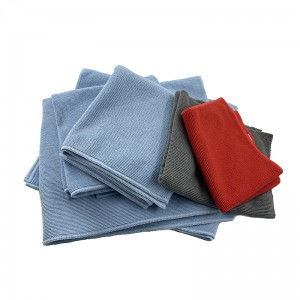 Microfiber op maat gemaakte randloze autoverzorging polijsten en waxen handdoek wasstraat handdoekdoek