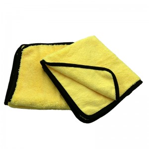 Mikrovesel lang en kort lus lap karwas handdoek mikrofiber motor skoonmaak lap