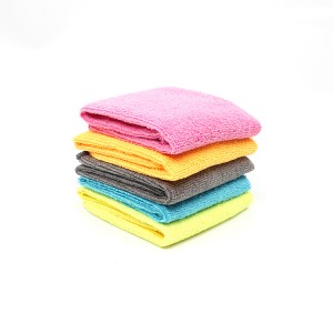 Car Care Wax Polishing Cloth Super soft Microfibre Towel ကားသန့်ရှင်းရေးအဝတ်