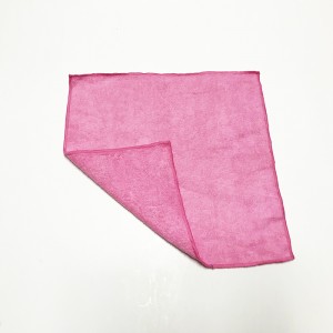 အော်တို Soft Microfibre Cleaning Cloth ကားရေဆေး အထည် Towel Duster 35*35cm Micro Fiber အိမ်သုံး မျက်နှာသုတ်ပုဝါ