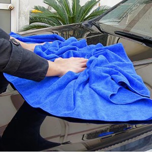 ขายดีไมโครไฟเบอร์ซุปเปอร์ดูดซับล้างรถผมแห้งความงามผ้าขนหนูทำความสะอาดผ้า