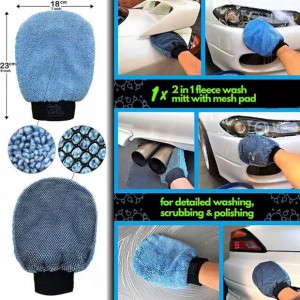 8pcs car wash kit microfiber towel alat cuci kereta berkualiti tinggi