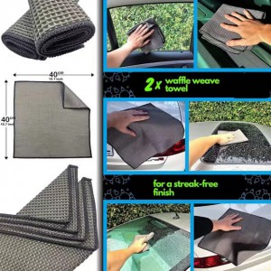 8pcs car wash kit microfiber towel උසස් තත්ත්වයේ කාර් සේදීමේ මෙවලම්