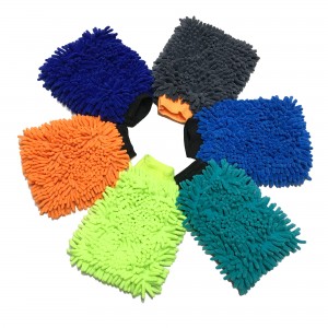 Various kinds of car cleaning mitt dust remove auto wash chenille gloves