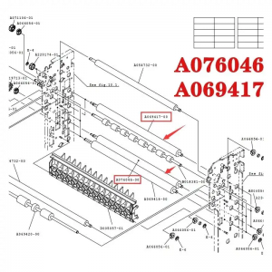 A076046 A069417 Dryer Roller para sa Noritsu QSS 29/32 minilab