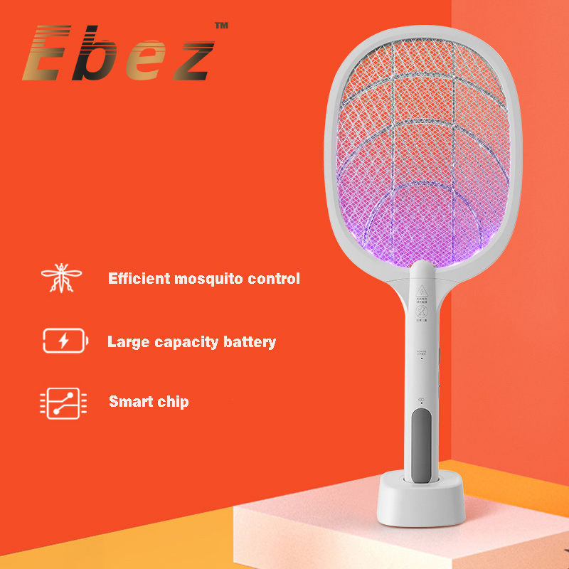 실내 및 실외용 EBEZ™ 2-in-1 충전식 모기 라켓