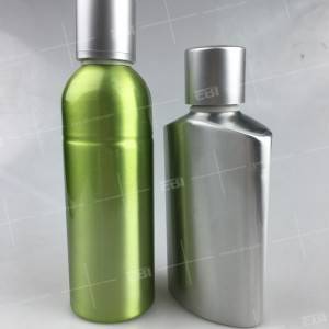 Aluminum luxury vodka bottle for decorated wholesale liquor bottles