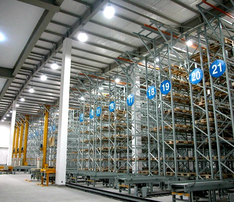Popular Warehouse Automatic Racks With Stacker Crane
